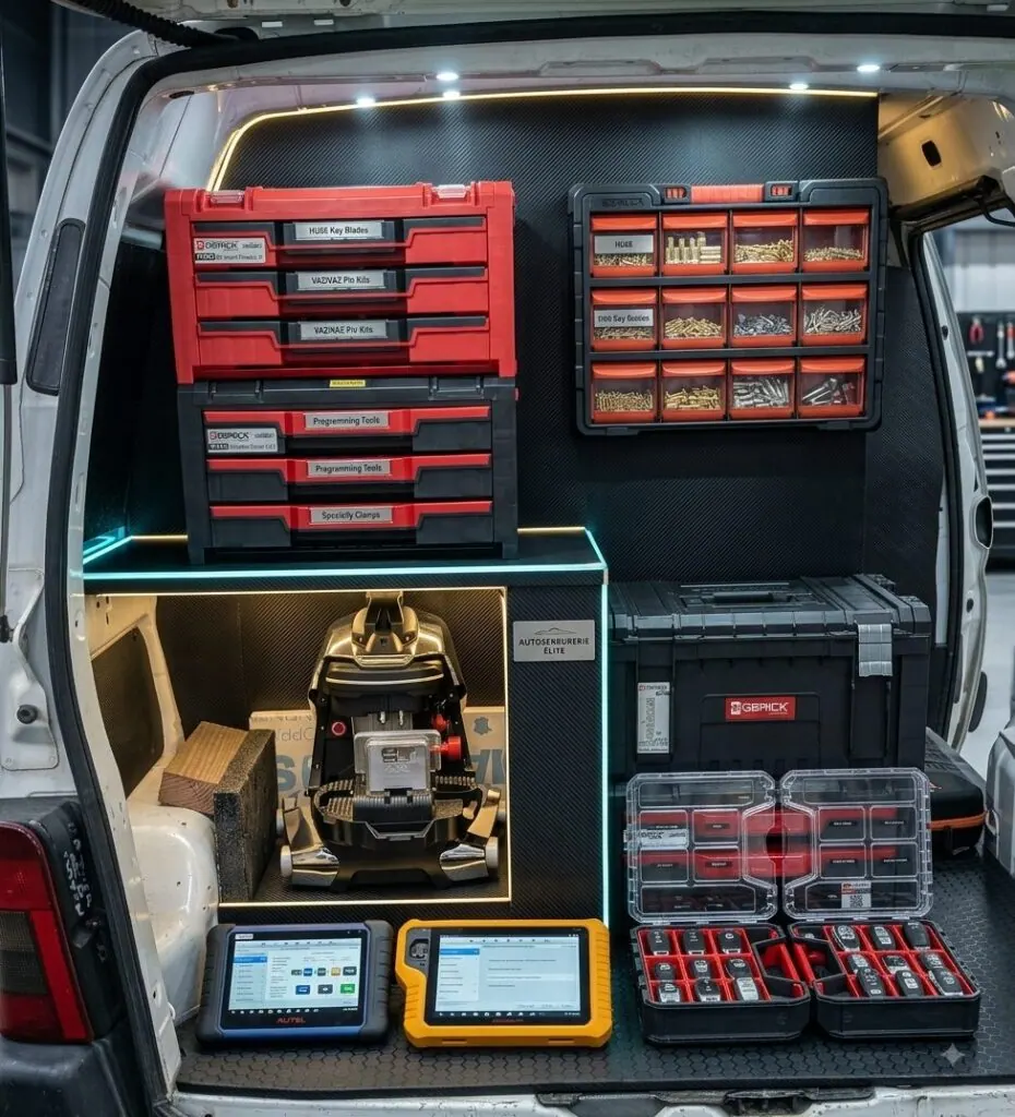Mobiclé — atelier mobile de serrurerie automobile